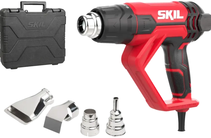 SKIL heteluchtpistool 8040GA 2000W LCD display + 4 opzetstukken