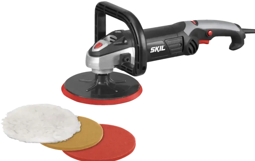 SKIL polijstmachine 1144AA 1200W inclusief 3 polijstschijven 180mm