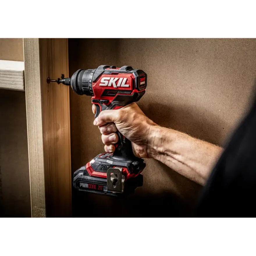 SKIL 20V accuboormachine 60Nm met 4 opzetstukken 3066CA brushless (zonder accu)