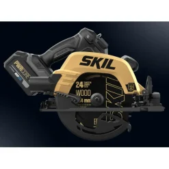 SKIL 20V Cirkelzaag brushless 66mm 3575DB incl. geleiderails, accu 4.0Ah + snellader en opbergtas