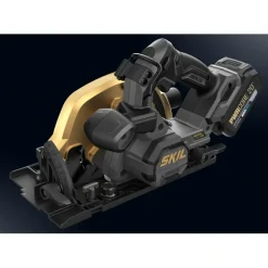 SKIL 20V Cirkelzaag brushless 66mm 3575DB incl. geleiderails, accu 4.0Ah + snellader en opbergtas