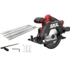 SKIL 20V cirkelzaag 3551CB brushless 57mm incl. alu geleiderails 2x 70cm en CT zaagblad (zonder accu)