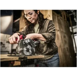 SKIL 20V cirkelzaag 3551CB brushless 57mm incl. alu geleiderails 2x 70cm en CT zaagblad (zonder accu)