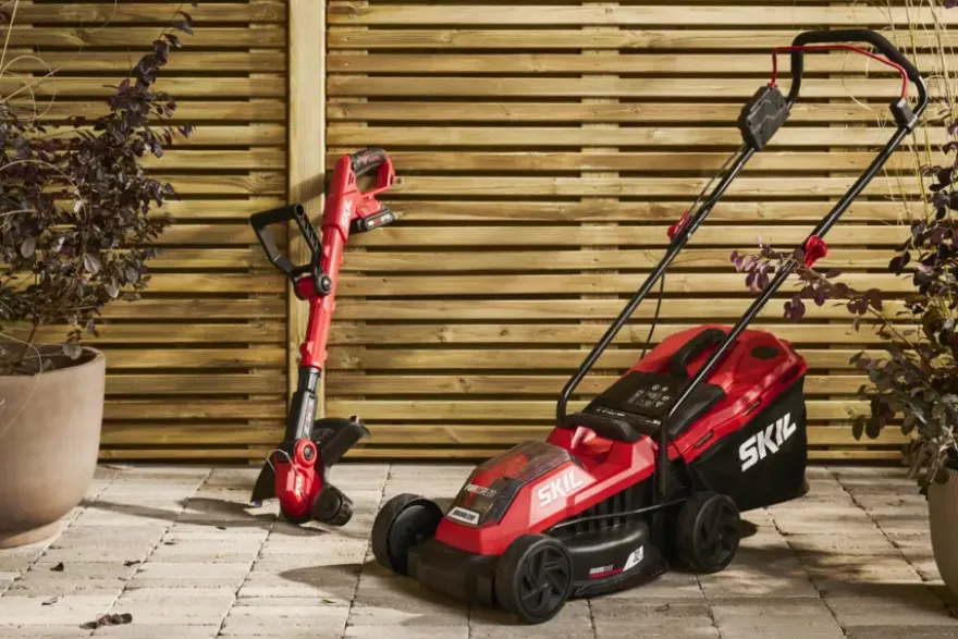 SKIL 20V grasmaaier 0125AA brushless 32cm + 4,0Ah accu + snellader