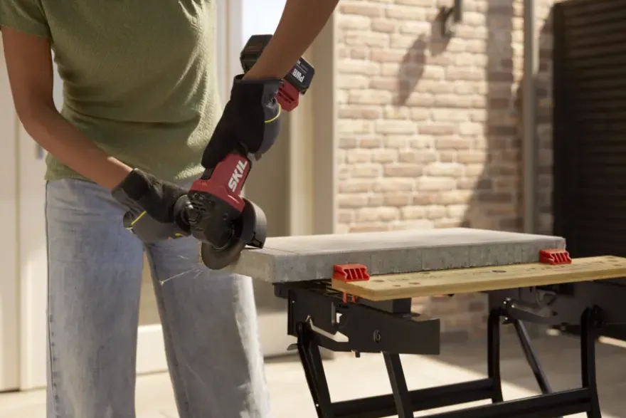 SKIL 20V haakse slijper / slijptol 3923CA brushless 125mm (zonder accu)