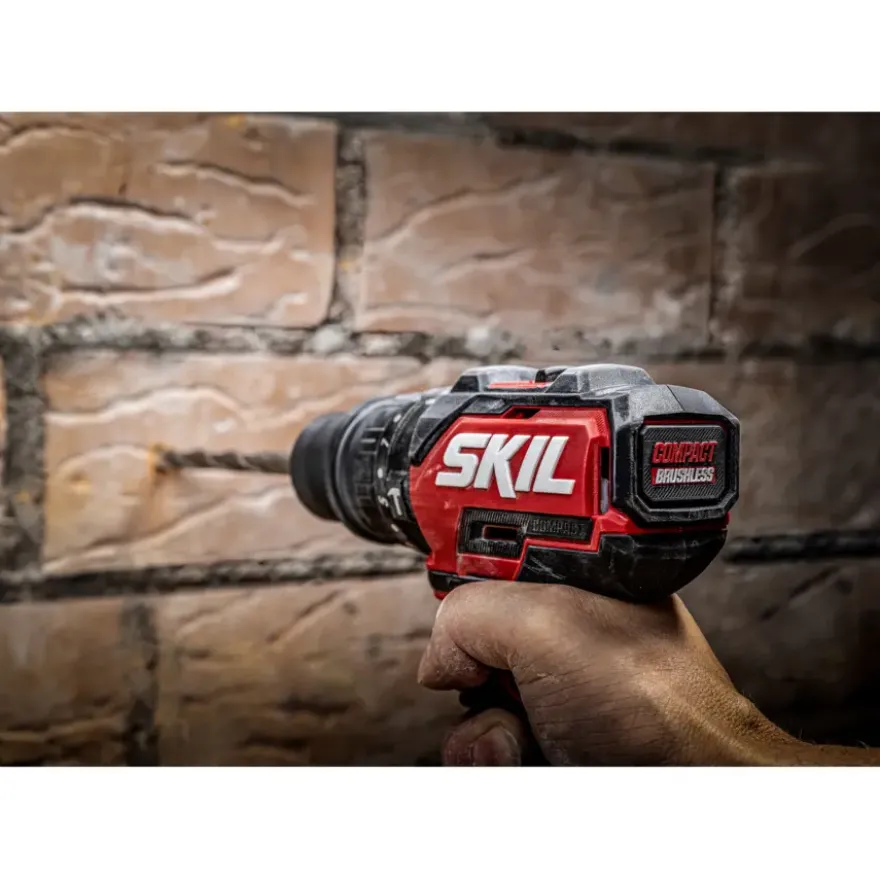 SKIL 20V klopboormachine 60Nm met 4 opzetstukken 3076CA brushless (zonder accu)