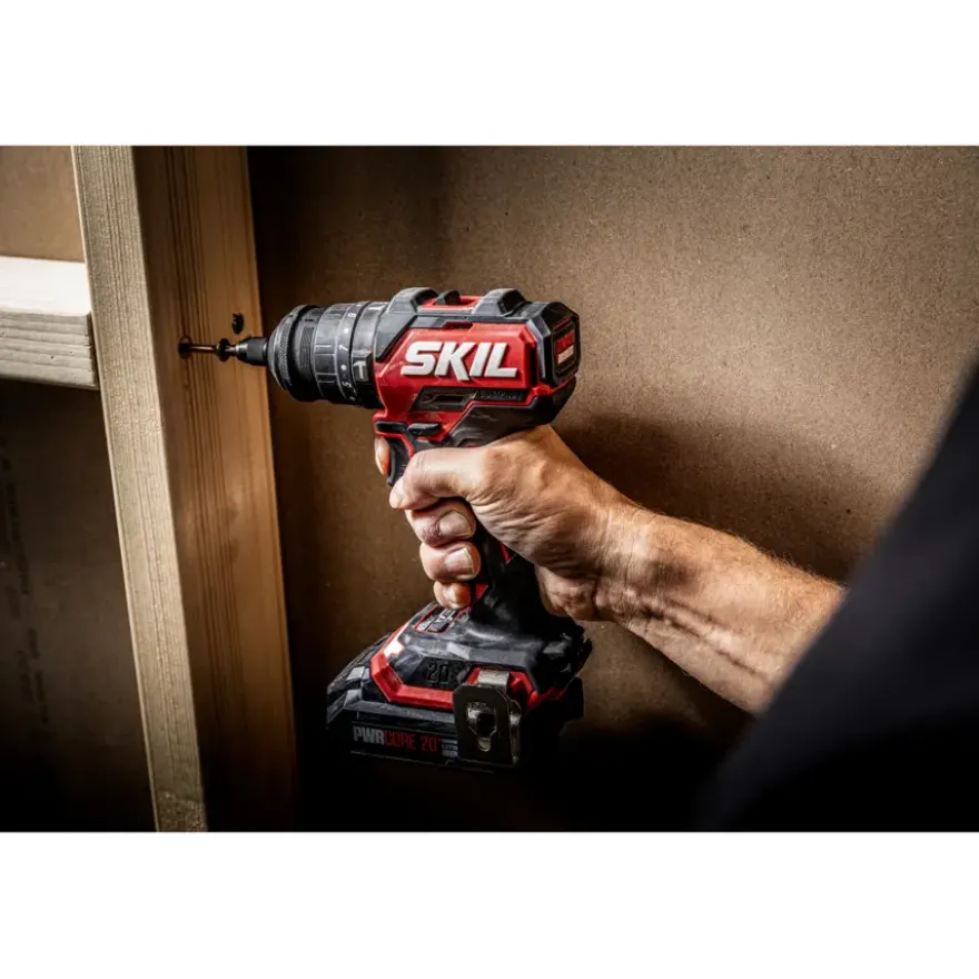 SKIL 20V klopboormachine 60Nm met 4 opzetstukken 3076CA brushless (zonder accu)