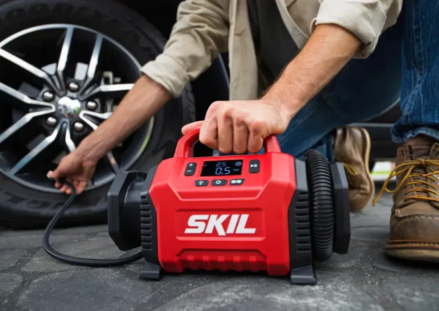 SKIL 20V luchtcompressor 3153CA (zonder accu)