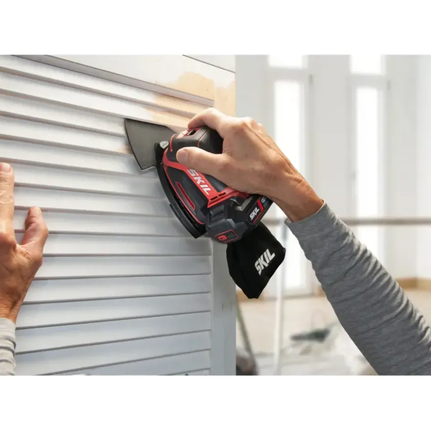 SKIL 20V multischuurmachine 3720CB compact brushless incl. 24 schuurbladen en 3 schuurhulpstukken (zonder accu)