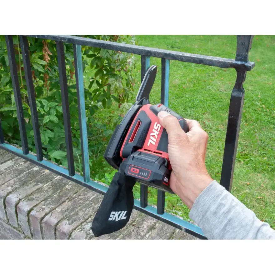 SKIL 20V multischuurmachine 3720CB compact brushless incl. 24 schuurbladen en 3 schuurhulpstukken (zonder accu)