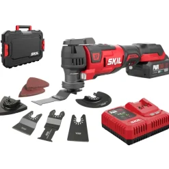 SKIL 20V multitool 3650GA brushless incl. 2,0Ah USB accu + snellader en accessoires