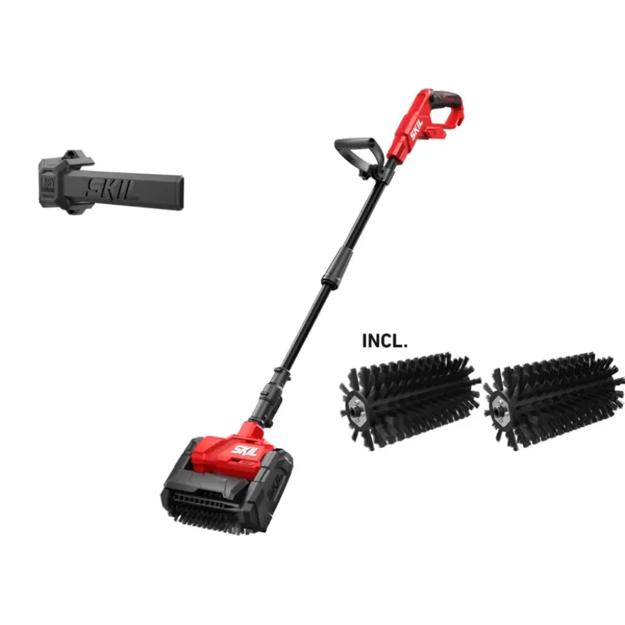 SKIL 20V terrasreiniger brushless 0680CA incl. borstels (zonder accu)