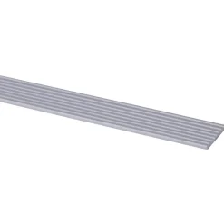 Slijtstrip kunststof RVS look zelfklevend 2,5x28mm 260cm