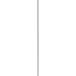 Slijtstrip kunststof RVS look zelfklevend 2,5x28mm 260cm
