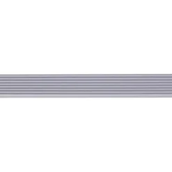 Slijtstrip kunststof RVS look zelfklevend 2,5x28mm 260cm
