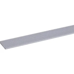 Slijtstrip kunststof RVS look zelfklevend 2,5x28mm 260cm