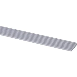 Slijtstrip kunststof RVS look zelfklevend 2,5x28mm 260cm