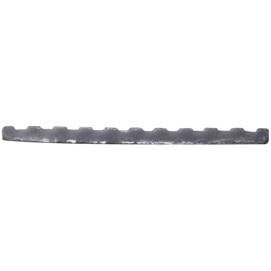 Slijtstrip kunststof RVS look zelfklevend 2,5x40mm 260cm