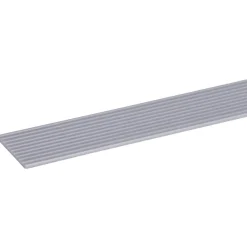 Slijtstrip kunststof RVS look zelfklevend 2,5x40mm 260cm