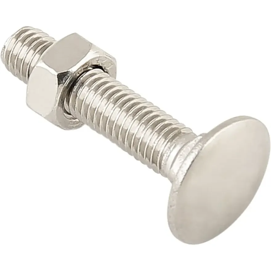 Slotbouten m8x40mm rvs 10st
