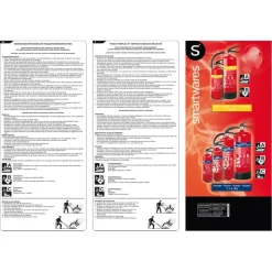 Smartwares Brandblusser SB2 Schuim 2 liter Brandklasse AB Inclusief Ophangbeugel