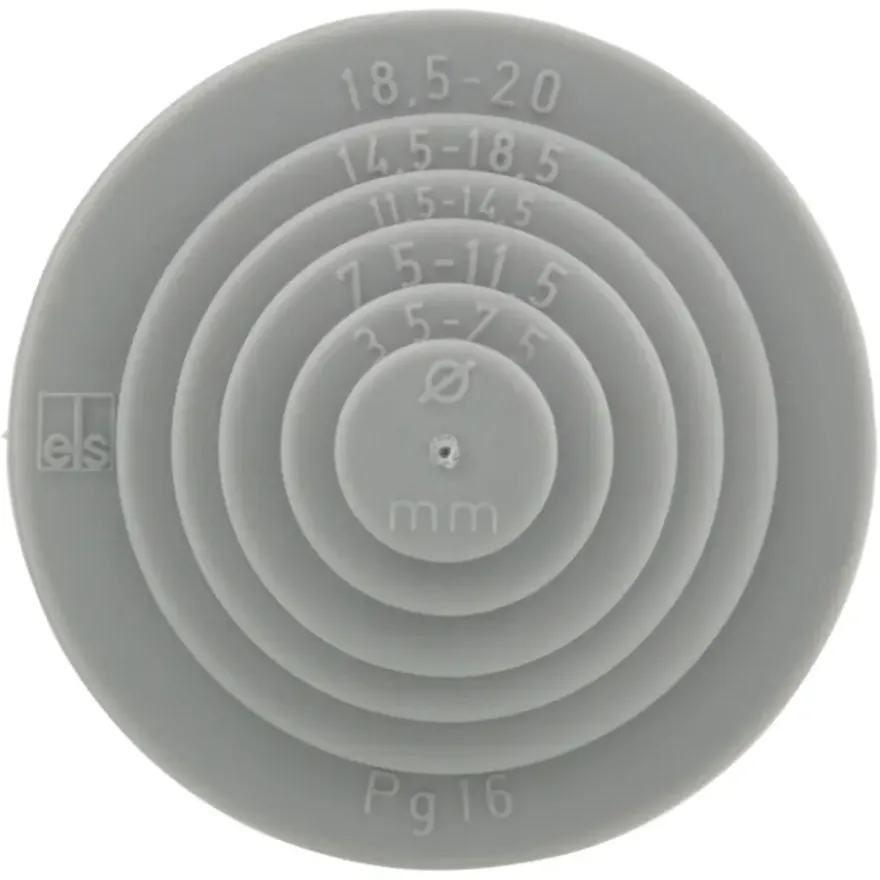 Snijnippel PG16 grijs tbv kabeldoos 20mm (10 stuks)