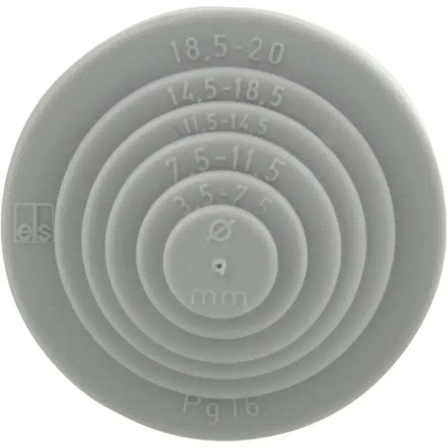 Snijnippel PG16 grijs tbv kabeldoos 20mm (10 stuks)
