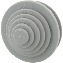 Snijnippel PG16 grijs tbv kabeldoos 20mm (10 stuks)