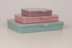 Sorteerdoos met 9 vakken roze