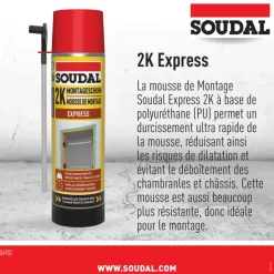 Soudal 2 Componenten Montageschuim 400 ml
