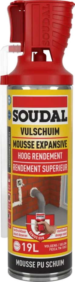 Soudal Genius pur bouwschuim universeel 500 ml