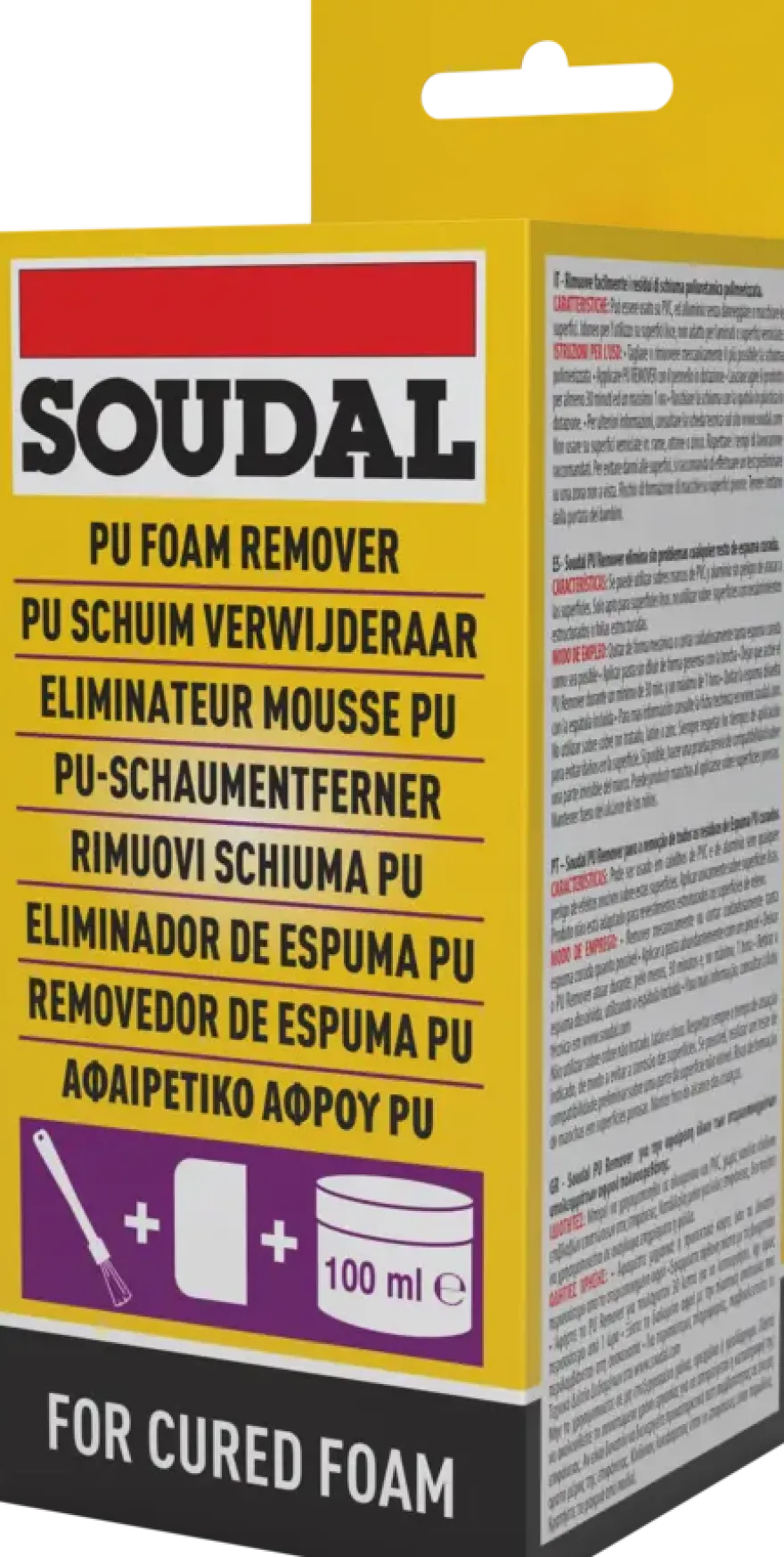 Soudal PU-schuim verwijderaar 100 ml