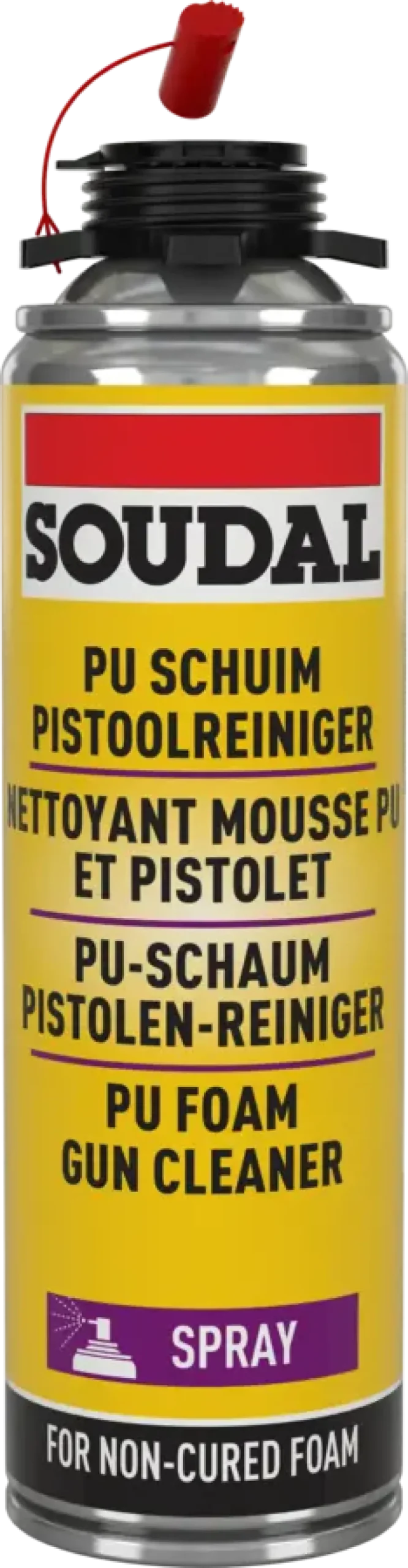 Soudal schuimpistool / PU-schuim reiniger 500 ml