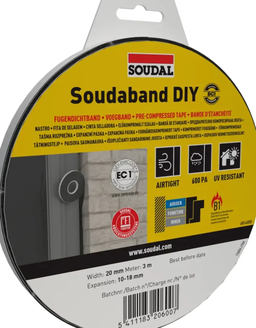Soudal Soudaband compriband DIY BG1 20/10-18
