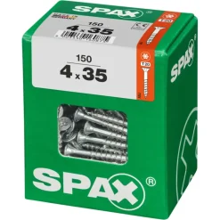 Spax schroef T-Star Plus geel 4x35 mm 150 stuks