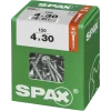 Spax schroef T-Star Plus geel 4x30 mm 150 stuks