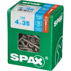 Spax schroef T-Star Plus roestvast 4x35 mm 150 stuks