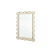 Spiegel beige met randjes