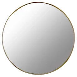 Spiegel Coco rond goud 70cm