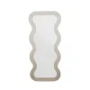 Spiegel houten frame beige 60x135x2,2cm