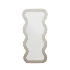 Spiegel houten frame beige 60x135x2,2cm