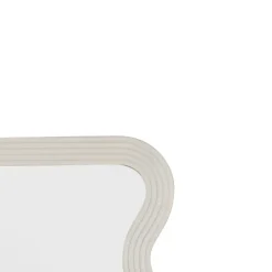 Spiegel houten frame beige 60x135x2,2cm