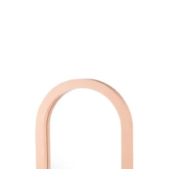 Spiegel met houten frame perzik 26,5x50x2,5cm