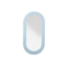 Spiegel met houten frame blauw 20x40x2,5cm