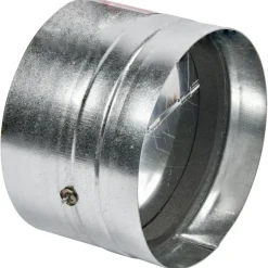 Spiraalbuis Verbinder met Terugslagklep Ø 125 mm