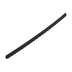 Staaldraad 2mm 5m RVS Zwart
