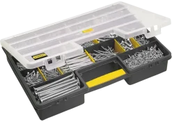 Stanley assortimentsdoos 25-vaks 32,5x46x8 cm met flexibele indeling