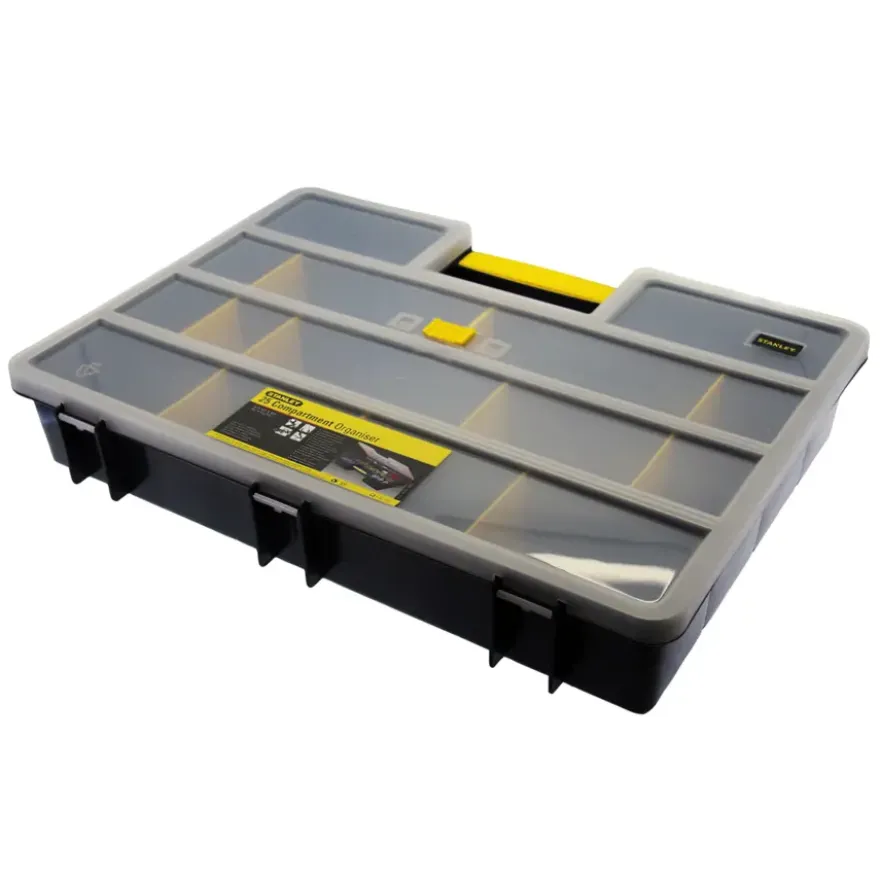 Stanley assortimentsdoos 25-vaks 32,5x46x8 cm met flexibele indeling