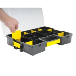 Stanley assortimentsdoos 14-vaks 7x38x29 cm met flexibele indeling