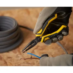 Stanley dynagrip telefoontang recht 200mm